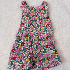 Baby Boden Colorful Floral Romper